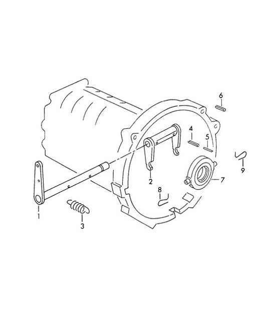 Diagram 301-027 Porsche 356 (1950-1965) Transmission