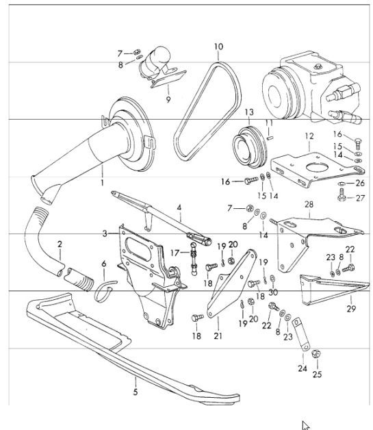 Diagram 813-85 Porsche 911 & 912 (1965-1989) Body