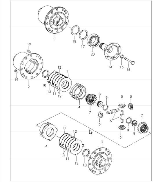 Diagram 305-15 Porsche 911 & 912 (1965-1989) Transmission