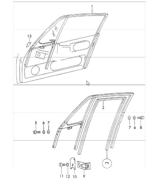 Diagram 804-20 Porsche 911 & 912 (1965-1989) Body