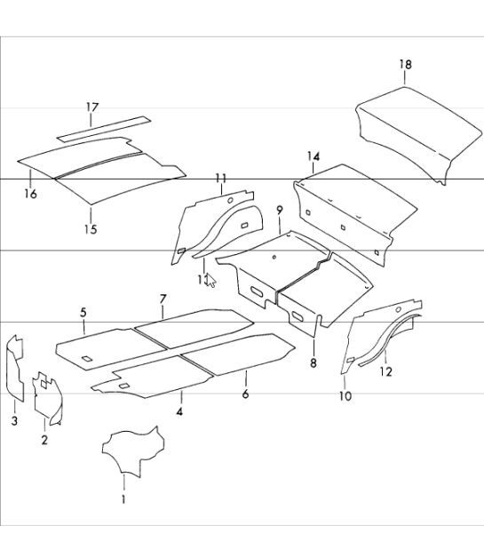 Diagram 807-50 Porsche 911 & 912 (1965-1989) Body