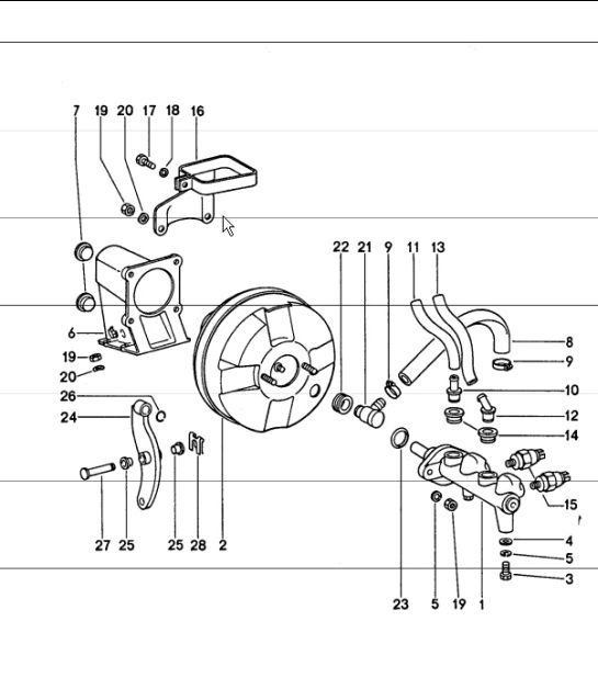 Diagram 604-10 Porsche 911 & 912 (1965-1989) Wheels, Brakes