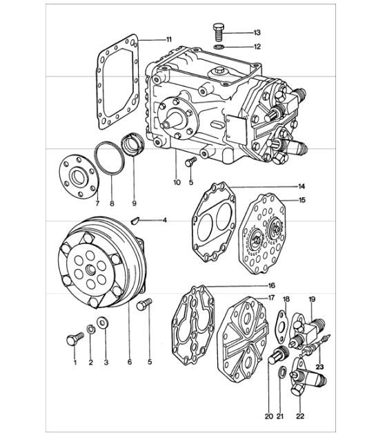 Diagram 813-40 Porsche 911 & 912 (1965-1989) Body