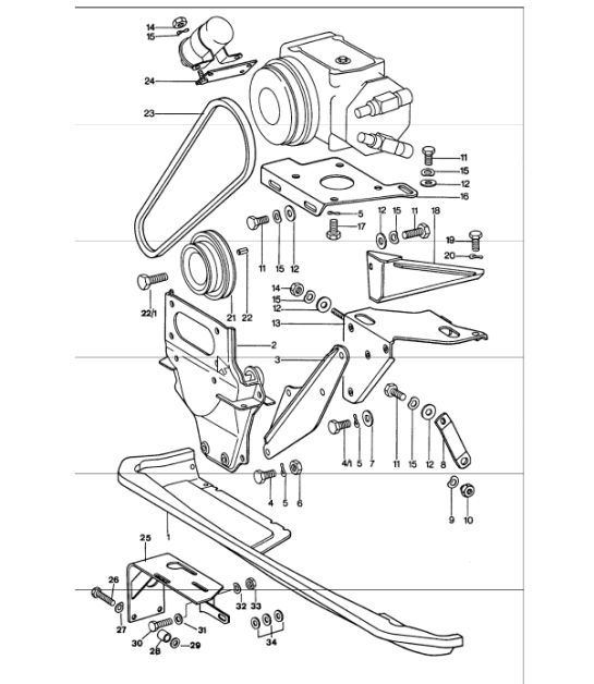 Diagram 813-45 Porsche 911 & 912 (1965-1989) Body