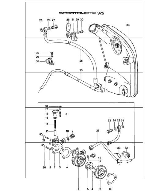 Diagram 104-10 Porsche 911 & 912 (1965-1989) Engine