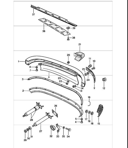 Diagram 802-05 Porsche 911 & 912 (1965-1989) Body