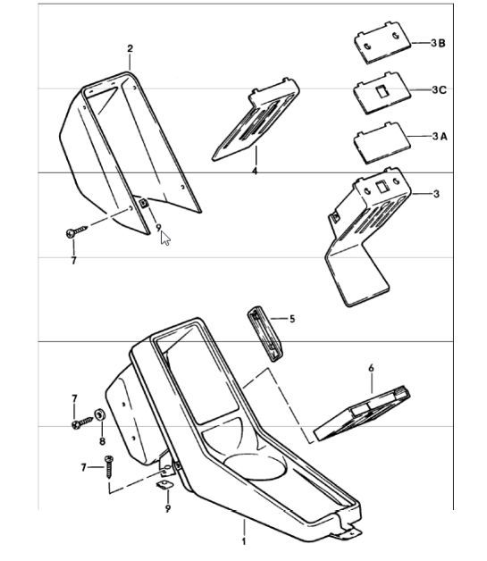 Diagram 809-15 Porsche 911 & 912 (1965-1989) Body