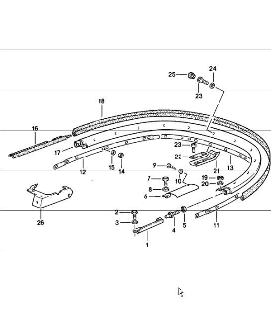 Diagram 811-13 Porsche 911 & 912 (1965-1989) Body