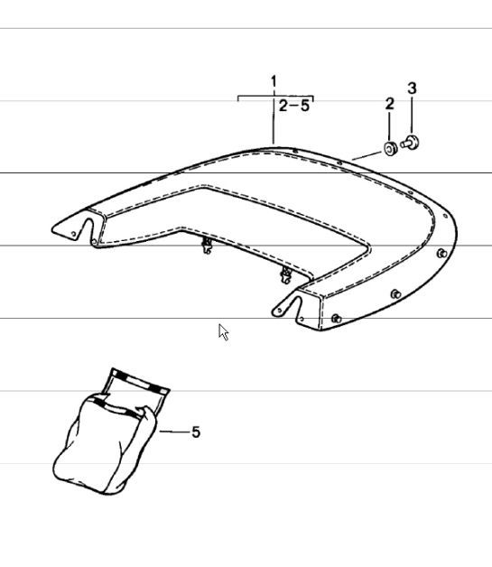 Diagram 811-16 Porsche 911 & 912 (1965-1989) Body