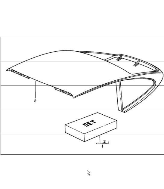 Diagram 811-50 Porsche 911 & 912 (1965-1989) Body