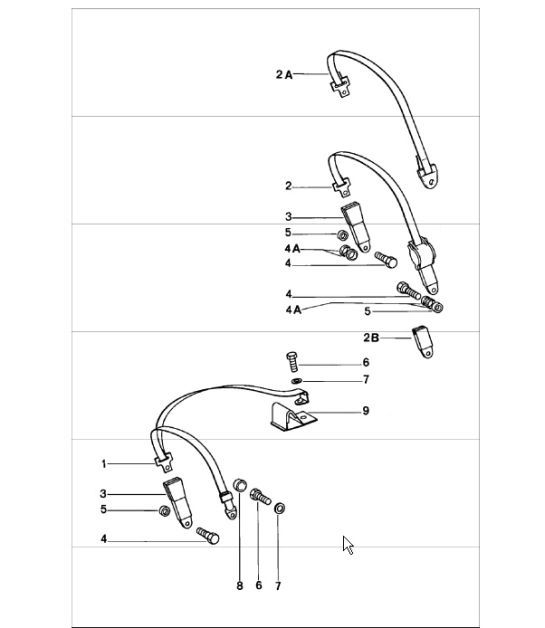 Diagram 812-05 Porsche 911 & 912 (1965-1989) Body