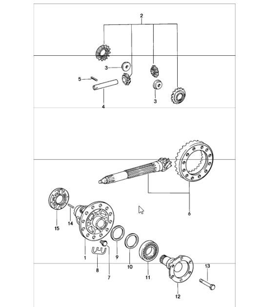 Diagram 305-00 Porsche 911 & 912 (1965-1989) Transmission