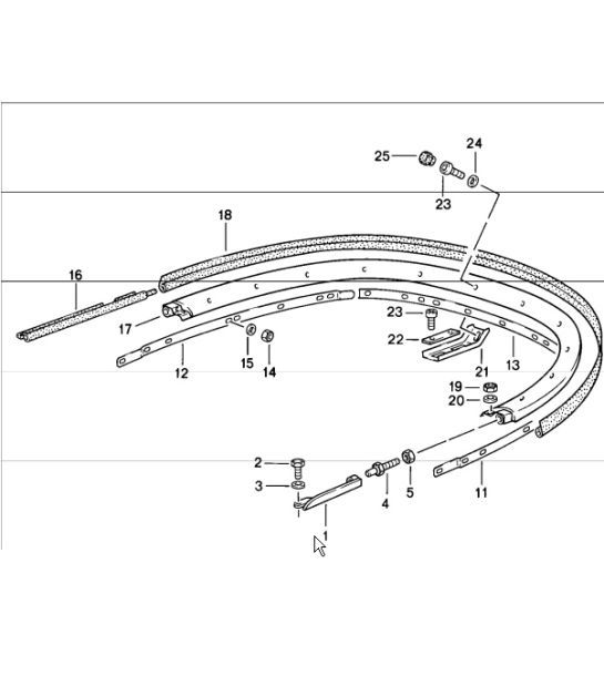 Diagram 811-13 Porsche 911 & 912 (1965-1989) Body