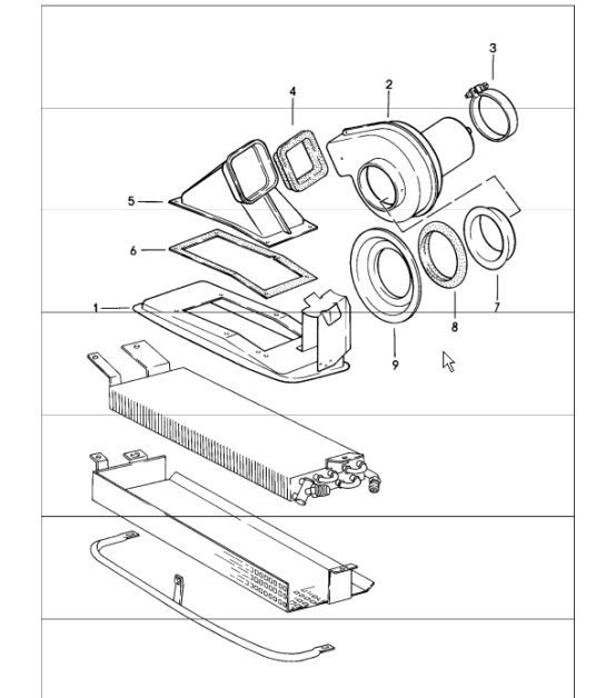 Diagram 813-50 Porsche 911 & 912 (1965-1989) Body