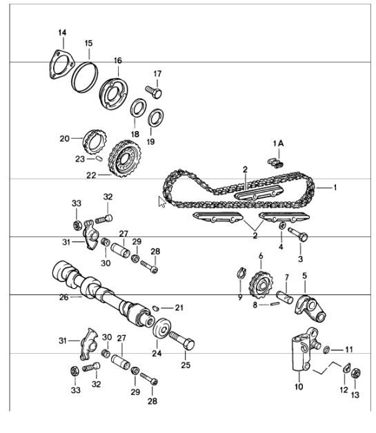 Diagram 103-10 Porsche 911 & 912 (1965-1989) Engine