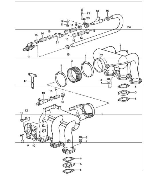 Diagram 107-10 Porsche 911 & 912 (1965-1989) Engine