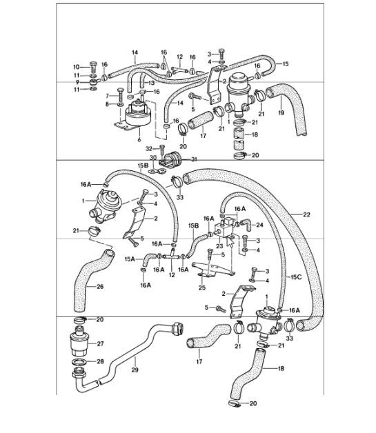 Diagram 108-07 Porsche 911 & 912 (1965-1989) Engine