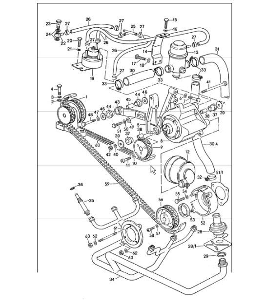 Diagram 108-00 Porsche 911 & 912 (1965-1989) Engine