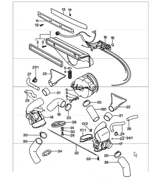 Diagram 813-00 Porsche 911 & 912 (1965-1989) Body