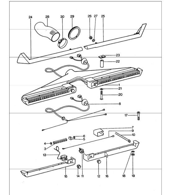 Diagram 813-35 Porsche 911 & 912 (1965-1989) Body