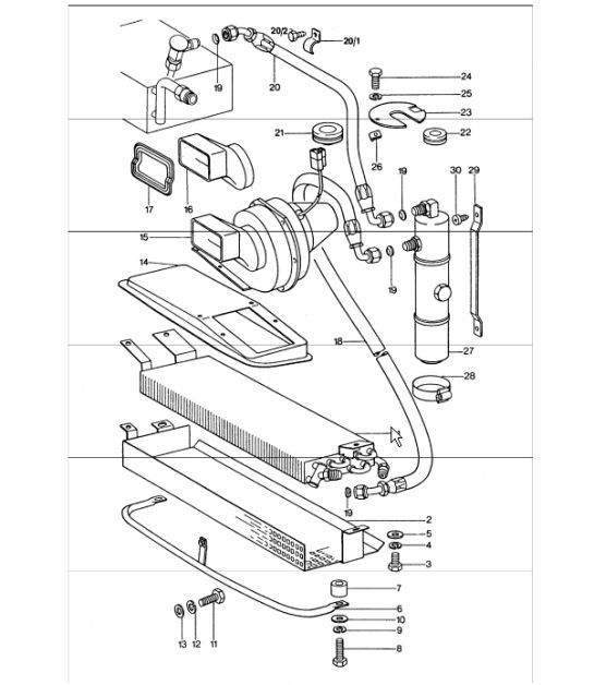 Diagram 813-55 Porsche 911 & 912 (1965-1989) Body