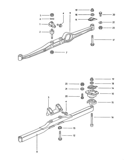 Diagram 119-000 Porsche 914 (1970-1976) Engine