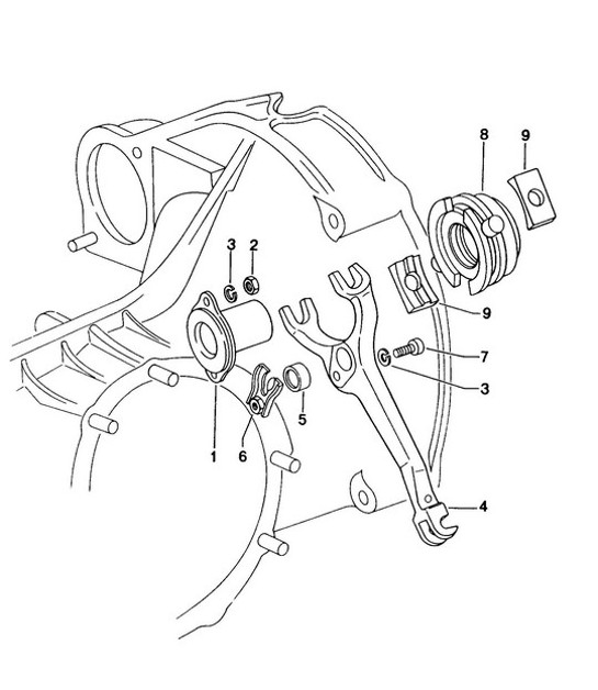 Diagram 301-010 Porsche 914 (1970-1976) Transmission