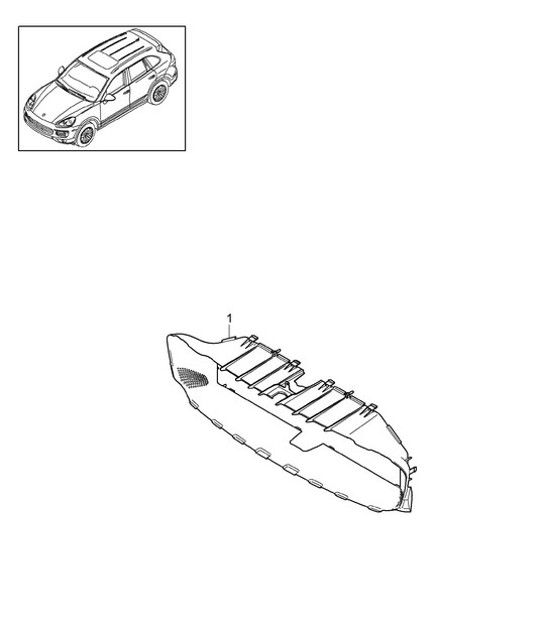 Diagram 105-097 Porsche Cayenne 92A (958) 2010-2017 Engine