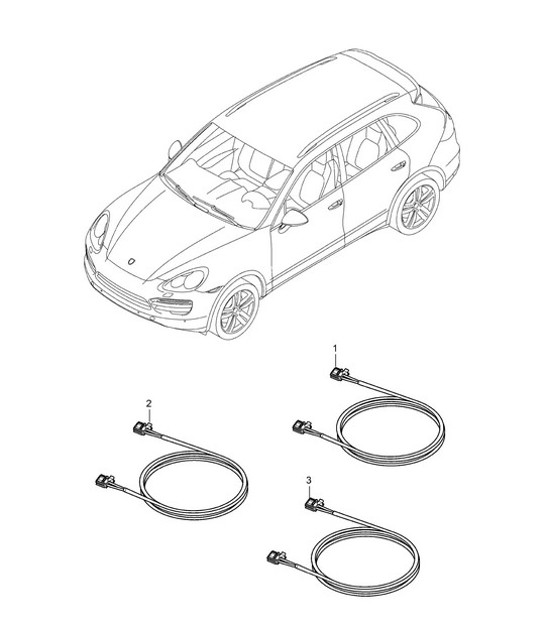 Diagram 902-051 Porsche Cayenne 92A (958) 2010-2017 Electrical equipment