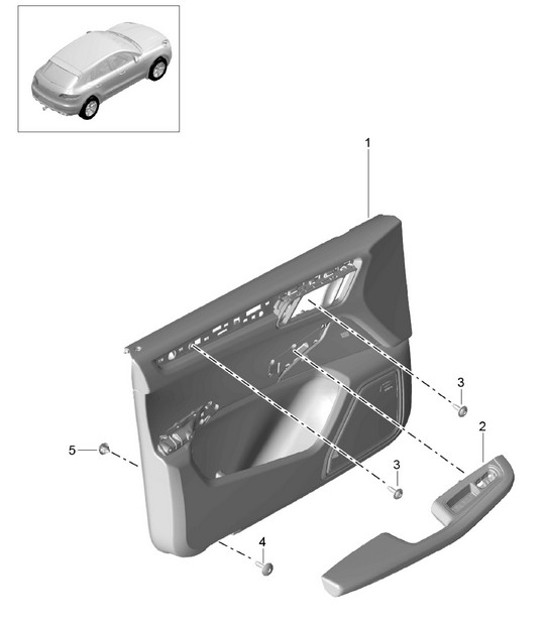 Diagram 808-000 Porsche Macan (95B) MK1 (2014-2018) Body