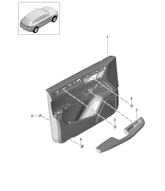 Diagram 808-003 Porsche Macan (95B) MK1 (2014-2018) Body