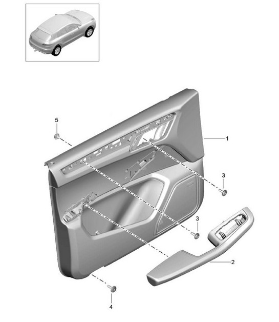 Diagram 808-030 Porsche Macan (95B) MK1 (2014-2018) Body