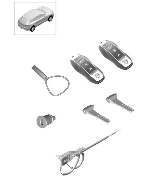 Diagram 898-000 Porsche Macan (95B) MK1 (2014-2018) Body