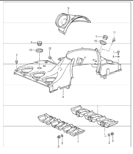 Diagram 105-05 Porsche 964 (911) (1989-1994) Engine