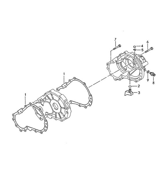 Diagram 320-002 Porsche 968 (1992-1995) Transmission