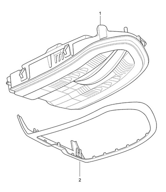 Diagram 903-007 Porsche Panamera 970 MK1 (2009-2013) Electrical equipment