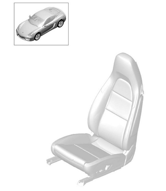 Diagram 817-012 Porsche Cayman 987C/981C (2005-2016) Body