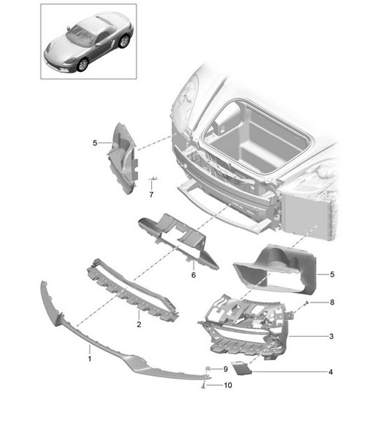 Diagram 802-013 Porsche Boxster 718 (982) 2017>> Body