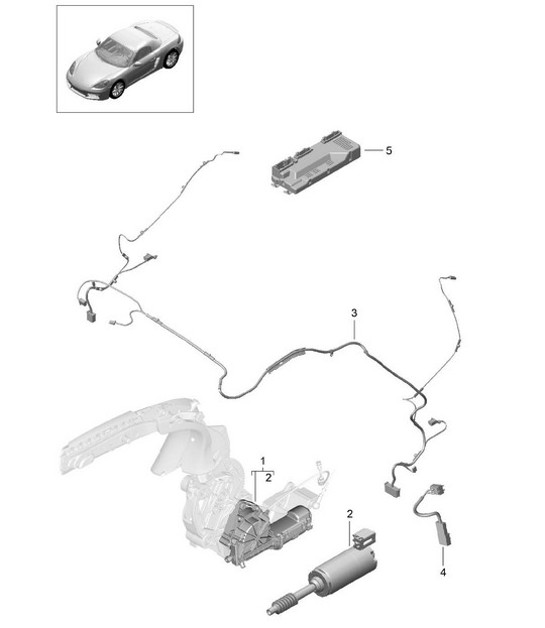 Diagram 811-020 Porsche Boxster 718 (982) 2017>> Body