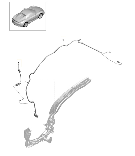 Diagram 811-022 Porsche Boxster 718 (982) 2017>> Body