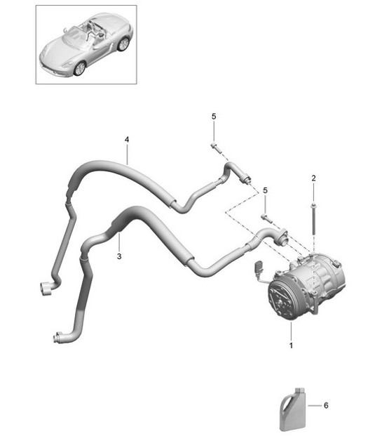 Diagram 813-040 Porsche Boxster 718 (982) 2017>> Body