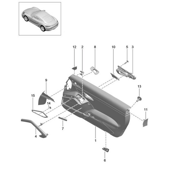 Diagram 808-000 Porsche Cayman 718C (982C) 2017>> Body