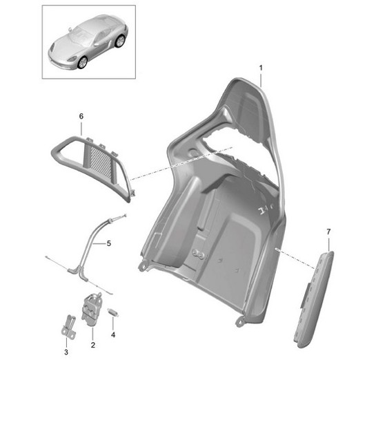 Diagram 817-066 Porsche Cayman 718C (982C) 2017>> Body