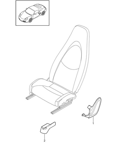 Diagram 817-000 Porsche Boxster 986/987/981 (1997-2016) Body