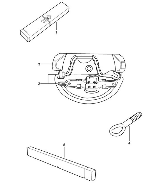 Diagram 001-000 Porsche Cayman 987C/981C (2005-2016) Accessories & others 