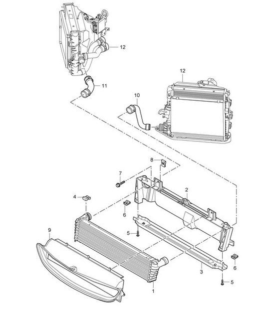 Diagram 105-017 Porsche Cayman 987C/981C (2005-2016) Engine