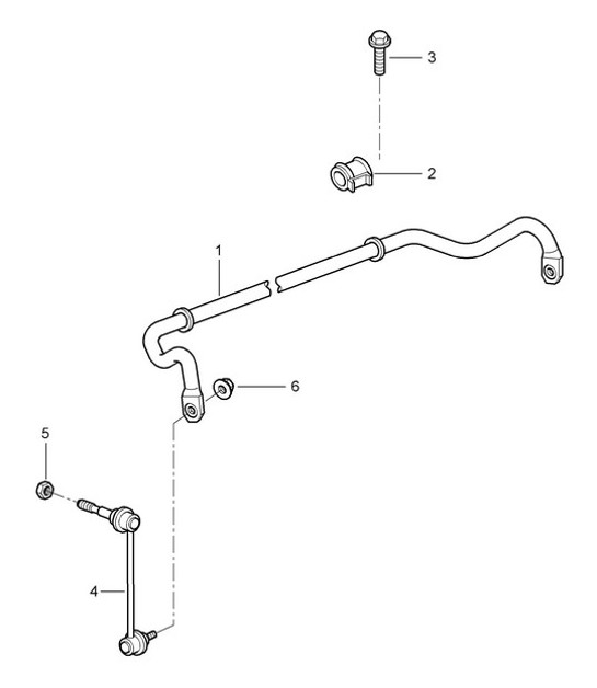 Diagram 402-005 Porsche Cayman 987C/981C (2005-2016) Front Axle, Steering 