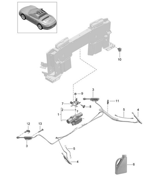 Diagram 811-055 Porsche 991 (911) MK1 2012-2016 Body