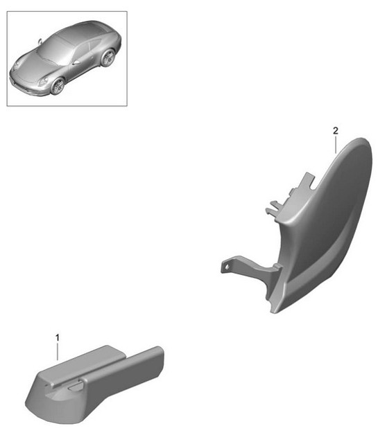 Diagram 817-015 Porsche 991 (911) MK1 2012-2016 Body