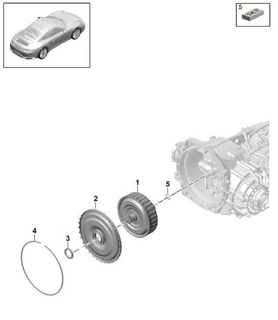 Diagram 320-010 Porsche 991 (911) MK2 2016-2019 Transmission